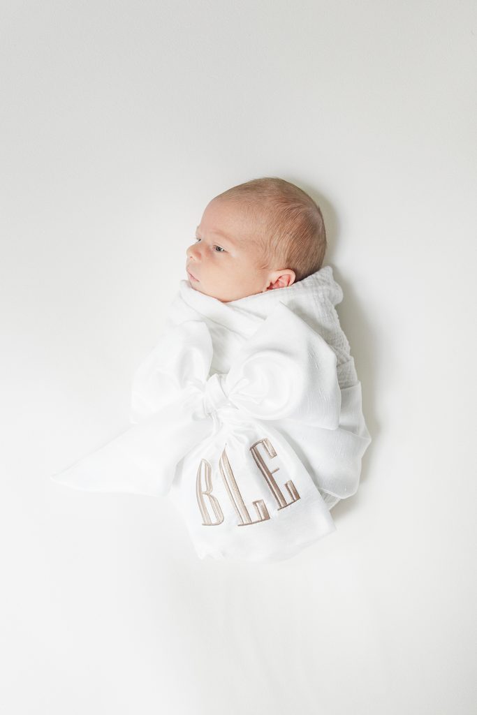 Family connection during an in-home newborn session in Greystone, Birmingham, Alabama