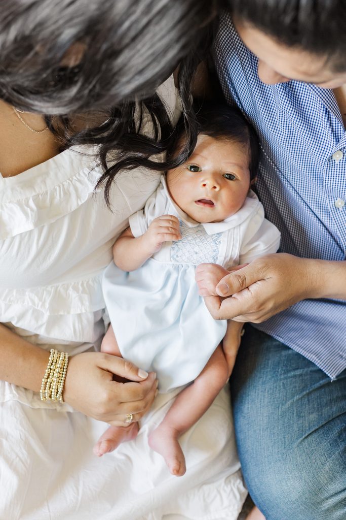 Newborn portrait from the Gonzalez family's in-home session in Trussville, Alabama
