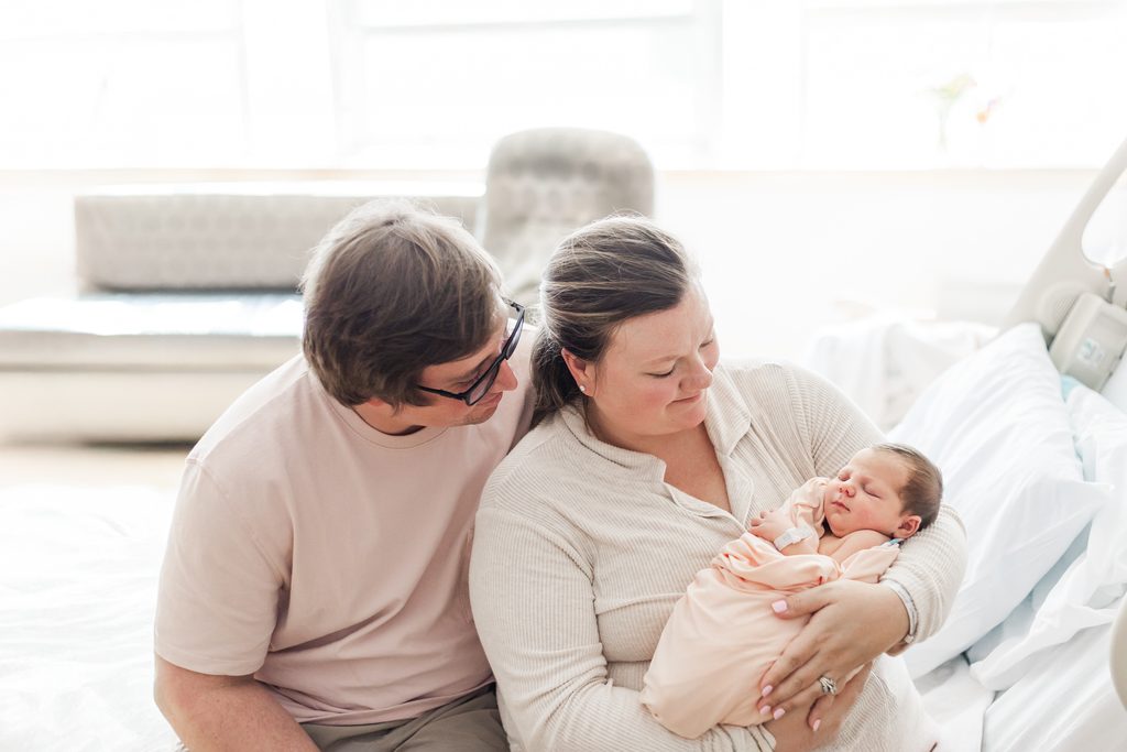 Fresh-48 newborn session at St. Vincent’s Hospital in Birmingham, Alabama