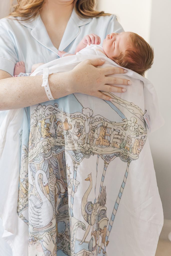 Fresh-48 newborn session at Brookwood Women’s Center in Birmingham, Alabama