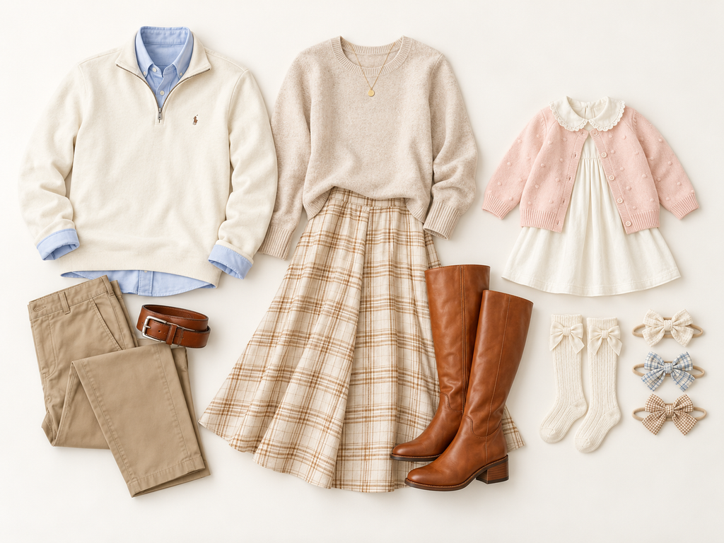 Shop 5U Photography light and neutral Christmas outfit inspiration on Amazon