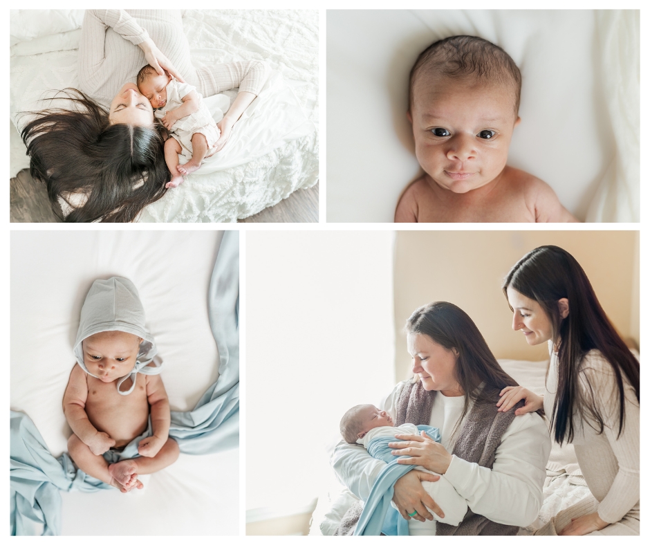 Pictures from Ezra's cozy, in-home newborn session in Birmingham AL